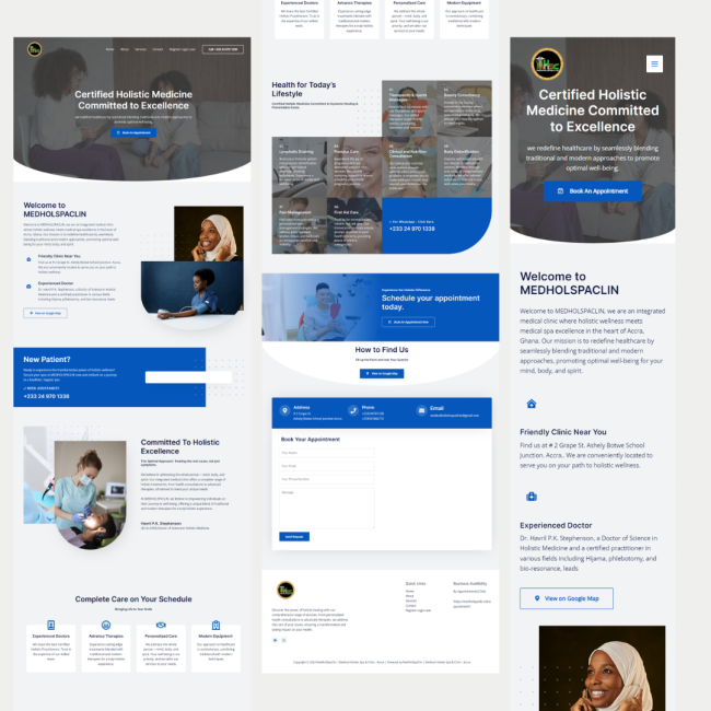 Clinic EHR Integration + Website Redesign